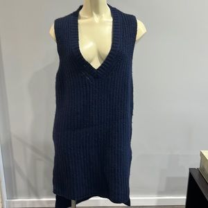 BCBG MazAzria Wool Knit Dress Vest Tunic